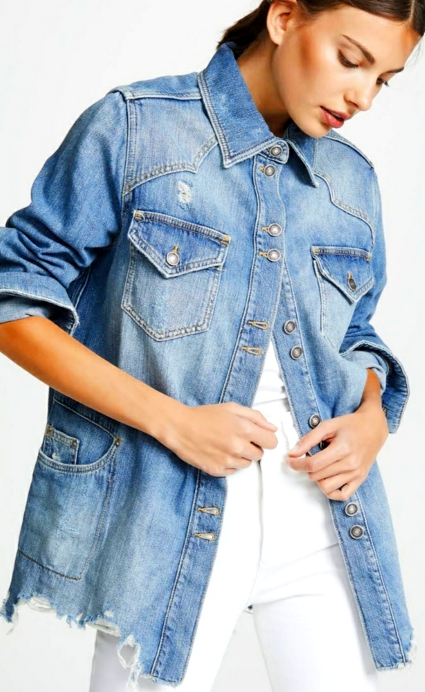Free People "Moonchild" Shirt Jacket